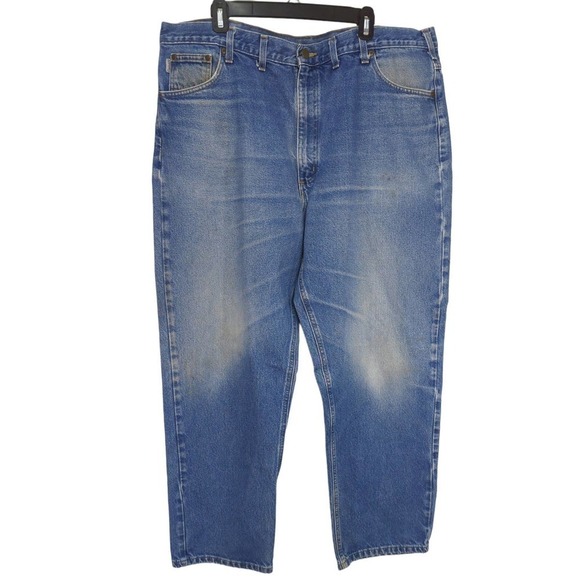 Carhartt Men's Relaxed Distresses Tapered Denim - Picture 1 of 14